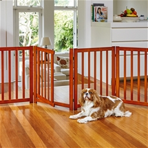 Free-Standing Pet Gate with Door